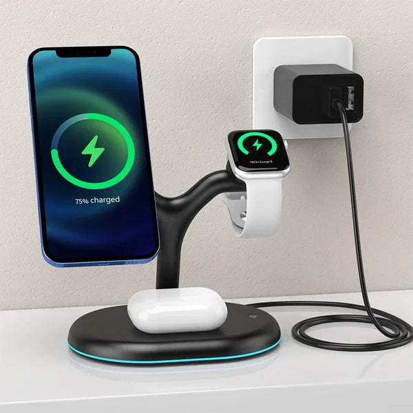3 in 1 Magnetic Wireless Charger for iPhone